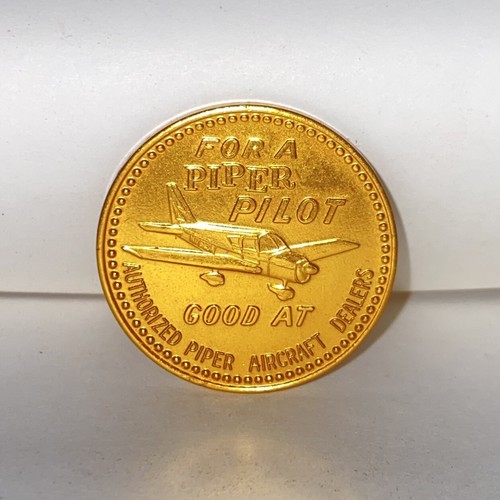 Vintage piper aircraft bronze - vintage,
